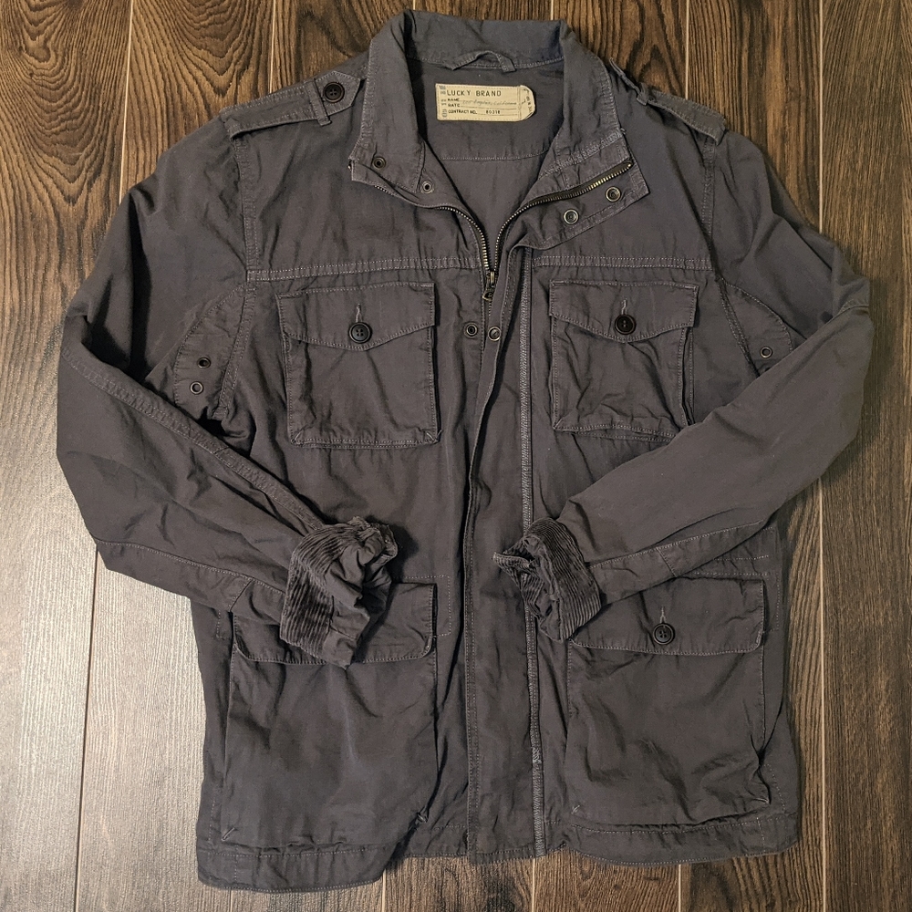Lucky Brand Olive Green Field Jacket Ladies L